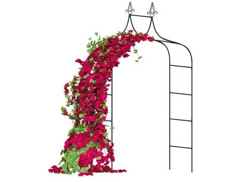 Pergola ogrodowa podpora do kwiatów do pnączy łuk na róże metalowa ozdobna Pergola ogrodowa podpora do kwiatów do pnączy łuk na róże metalowa ozdobna