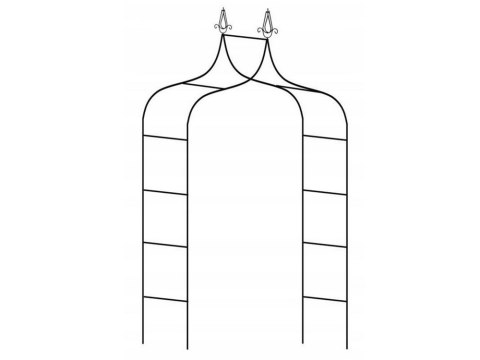 Pergola ogrodowa podpora do kwiatów do pnączy łuk na róże metalowa ozdobna Pergola ogrodowa podpora do kwiatów do pnączy łuk na róże metalowa ozdobna