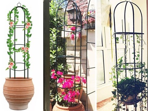 Pergola ogrodowa podpora do kwiatów kolumna do pnączy łuk dzwon na róże 190 Pergola ogrodowa podpora do kwiatów kolumna do pnączy łuk dzwon na róże 190