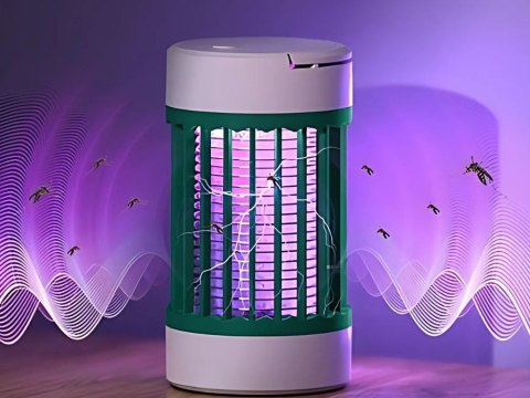 Lampa pułapka owadobójcza na komary owady ćmy uv bezprzewodowa wisząca Lampa pułapka owadobójcza na komary owady ćmy uv bezprzewodowa wisząca