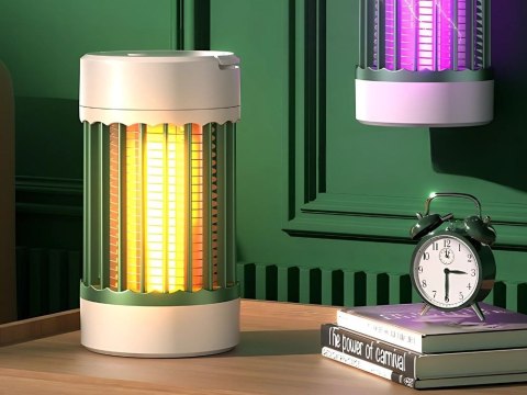 Lampa pułapka owadobójcza na komary owady ćmy uv bezprzewodowa wisząca Lampa pułapka owadobójcza na komary owady ćmy uv bezprzewodowa wisząca