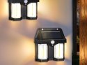 Lampa solarna z czujnikiem zmierzchu ruchu 3 tryby wodoodporna 1200lm