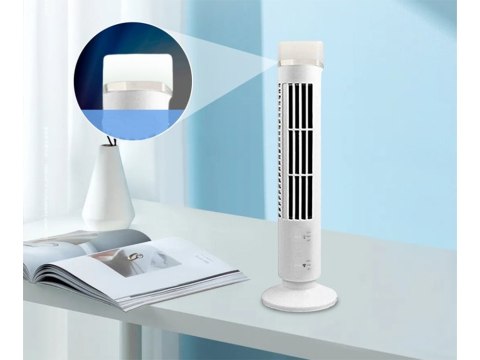 Wentylator wiatrak kolumnowy lampka biurkowy stojący bezłopatkowy dmuchawa Wentylator wiatrak kolumnowy lampka biurkowy stojący bezłopatkowy dmuchawa