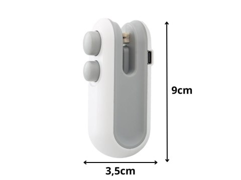 Zgrzewarka otwieracz do folii bezprzewodowa na usb z magnesem 2 w 1 Zgrzewarka otwieracz do folii bezprzewodowa na usb z magnesem 2 w 1