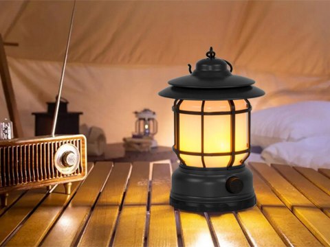 Lampa kempingowa biwakowa akumulatorowa led usb turystyczna hak pochodnia Lampa kempingowa biwakowa akumulatorowa led usb turystyczna hak pochodnia