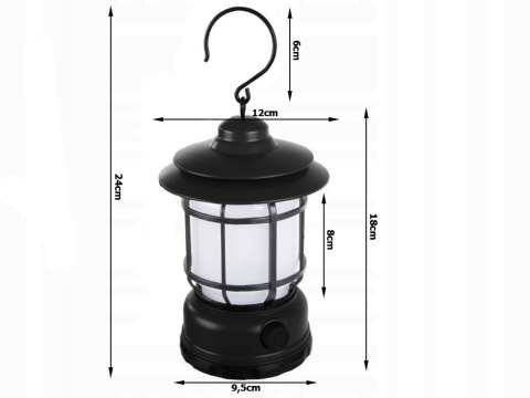 Lampa kempingowa biwakowa akumulatorowa led usb turystyczna hak pochodnia Lampa kempingowa biwakowa akumulatorowa led usb turystyczna hak pochodnia