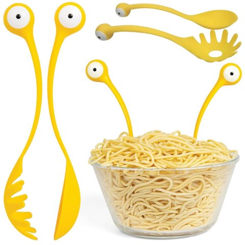 Łyżki łyżka do makaronu pasty spaghetti zestaw 2 szt nabierak duża cedzak Łyżki łyżka do makaronu pasty spaghetti zestaw 2 szt nabierak duża cedzak