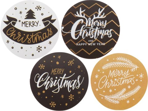 Naklejki ozdobne świąteczne kolorowe na rolce 500 sztuk merry christmas Naklejki ozdobne świąteczne kolorowe na rolce 500 sztuk merry christmas