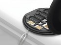 Zestaw adapterów przejściówek usb kabel type c 4w1 micro lighting 60w