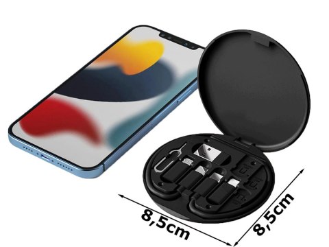 Zestaw adapterów przejściówek usb kabel type c 4w1 micro lighting 60w Zestaw adapterów przejściówek usb kabel type c 4w1 micro lighting 60w