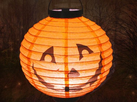 Lampion dynia led świecąca dekoracja ozdoba na halloween papierowy Lampion dynia led świecąca dekoracja ozdoba na halloween papierowy