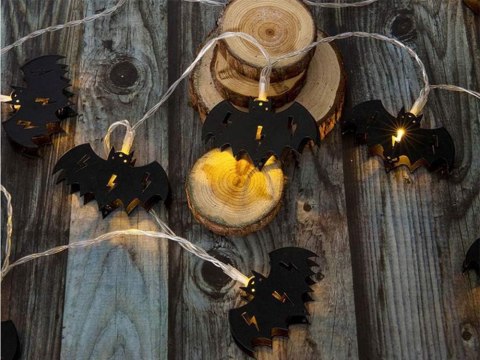 Lampki nietoperz 10 led wiszące halloween 200cm świecąca dekoracja ozdoba Lampki nietoperz 10 led wiszące halloween 200cm świecąca dekoracja ozdoba