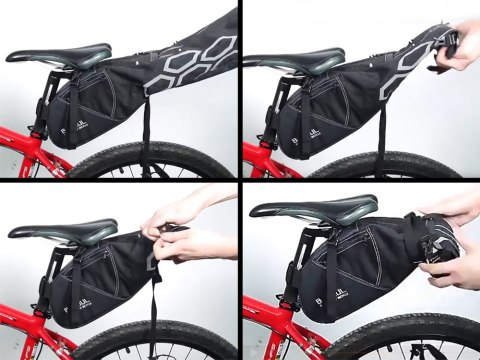 Torba rowerowa pod siodełko wodoodporna sakwa saszetka na rower tylna etui Torba rowerowa pod siodełko wodoodporna sakwa saszetka na rower tylna etui