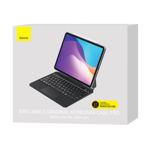 ETUI MAGNETYCZNE + KLAWIATURA BEZPRZEWODOWA Z TOUCHPADEM IPAD PRO 11'' / IPAD AIR 4/5 10.9" SZARY ETUI MAGNETYCZNE + KLAWIATURA BEZPRZEWODOWA Z TOUCHPADEM IPAD PRO 11'' / IPAD AIR 4/5 10.9" SZARY