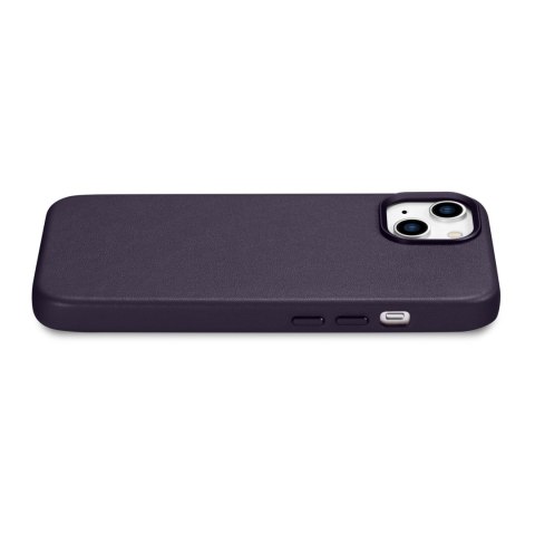ETUI Z NATURALNEJ SKÓRY DO IPHONE 14 MAGSAFE CASE LEATHER POKROWIEC FIOLETOWY ETUI Z NATURALNEJ SKÓRY DO IPHONE 14 MAGSAFE CASE LEATHER POKROWIEC FIOLETOWY