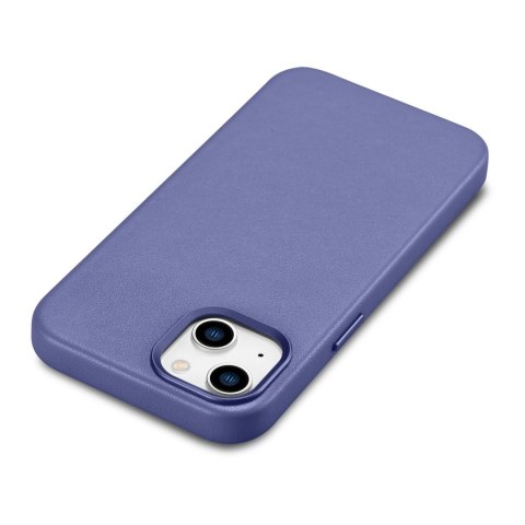 ETUI Z NATURALNEJ SKÓRY DO IPHONE 14 MAGSAFE CASE LEATHER POKROWIEC JASNO FIOLETOWY ETUI Z NATURALNEJ SKÓRY DO IPHONE 14 MAGSAFE CASE LEATHER POKROWIEC JASNO FIOLETOWY