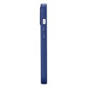 ETUI Z NATURALNEJ SKÓRY DO IPHONE 14 MAGSAFE CASE LEATHER POKROWIEC NIEBIESKI