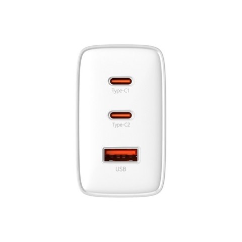 ŁADOWARKA SIECIOWA GAN CUBE PRO 65W 2X USB-C USB-A BIAŁA ŁADOWARKA SIECIOWA GAN CUBE PRO 65W 2X USB-C USB-A BIAŁA