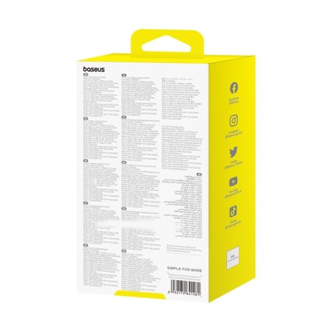 ŁADOWARKA SIECIOWA GAN CUBE PRO 65W 2X USB-C USB-A BIAŁA ŁADOWARKA SIECIOWA GAN CUBE PRO 65W 2X USB-C USB-A BIAŁA