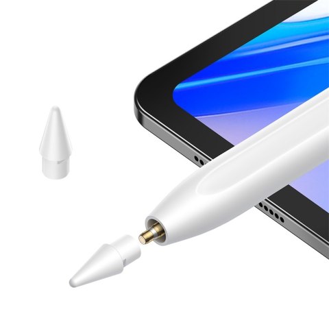 RYSIK STYLUS DO IPAD Z AKTYWNĄ WYMIENNĄ KOŃCÓWKĄ SMOOTH WRITING 2 Z KABLEM USB-C BIAŁY RYSIK STYLUS DO IPAD Z AKTYWNĄ WYMIENNĄ KOŃCÓWKĄ SMOOTH WRITING 2 Z KABLEM USB-C BIAŁY