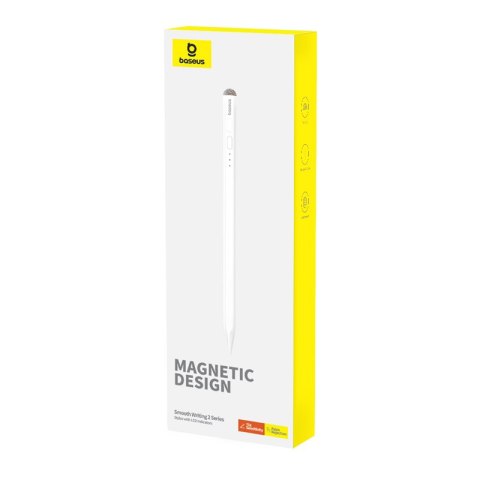 RYSIK STYLUS DO IPAD Z AKTYWNĄ WYMIENNĄ KOŃCÓWKĄ SMOOTH WRITING 2 Z KABLEM USB-C BIAŁY RYSIK STYLUS DO IPAD Z AKTYWNĄ WYMIENNĄ KOŃCÓWKĄ SMOOTH WRITING 2 Z KABLEM USB-C BIAŁY