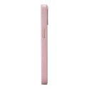 SKÓRZANE ETUI IPHONE 14 PLUS MAGNETYCZNE Z MAGSAFE LITCHI PREMIUM LEATHER CASE RÓŻOWY