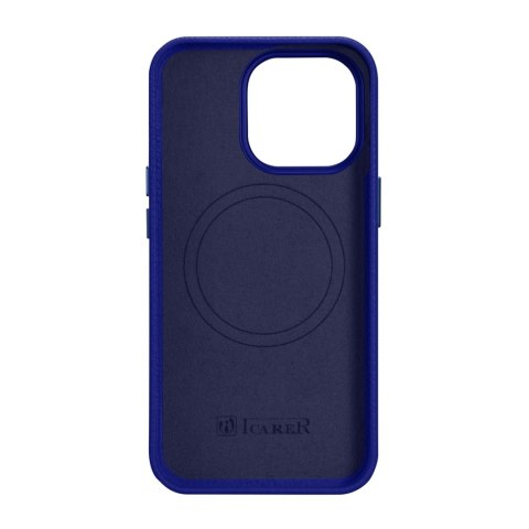 SKÓRZANE ETUI IPHONE 14 PRO MAX MAGNETYCZNE Z MAGSAFE LITCHI PREMIUM LEATHER CASE GRANATOWY SKÓRZANE ETUI IPHONE 14 PRO MAX MAGNETYCZNE Z MAGSAFE LITCHI PREMIUM LEATHER CASE GRANATOWY