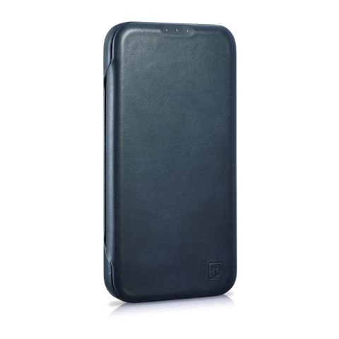 SKÓRZANE ETUI IPHONE 14 PRO Z KLAPKĄ MAGNETYCZNE MAGSAFE CE OIL WAX PREMIUM LEATHER GRANATOWY SKÓRZANE ETUI IPHONE 14 PRO Z KLAPKĄ MAGNETYCZNE MAGSAFE CE OIL WAX PREMIUM LEATHER GRANATOWY