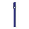 SKÓRZANE ETUI IPHONE 14 MAGNETYCZNE Z MAGSAFE LITCHI PREMIUM LEATHER CASE GRANATOWY