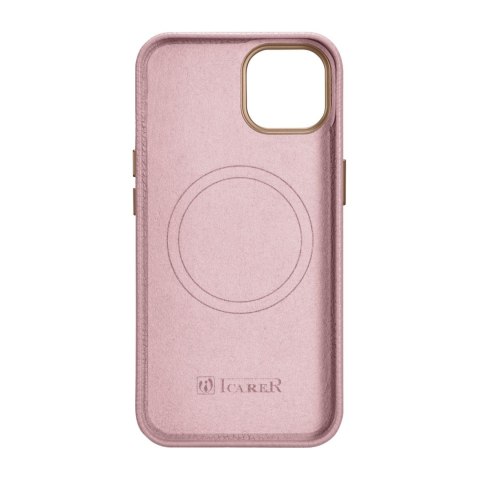 SKÓRZANE ETUI IPHONE 14 MAGNETYCZNE Z MAGSAFE LITCHI PREMIUM LEATHER CASE RÓŻOWY SKÓRZANE ETUI IPHONE 14 MAGNETYCZNE Z MAGSAFE LITCHI PREMIUM LEATHER CASE RÓŻOWY