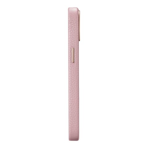 SKÓRZANE ETUI IPHONE 14 MAGNETYCZNE Z MAGSAFE LITCHI PREMIUM LEATHER CASE RÓŻOWY SKÓRZANE ETUI IPHONE 14 MAGNETYCZNE Z MAGSAFE LITCHI PREMIUM LEATHER CASE RÓŻOWY