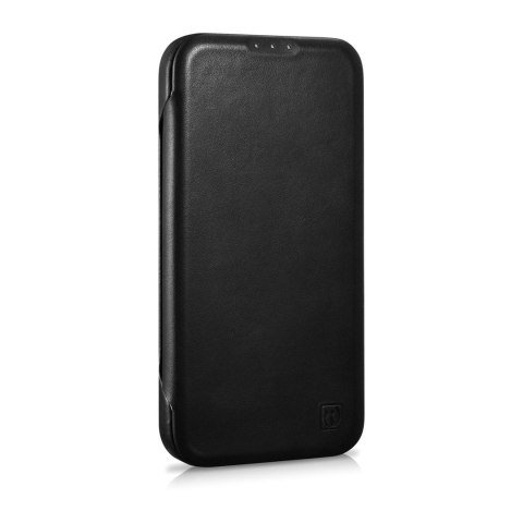 SKÓRZANE ETUI IPHONE 14 Z KLAPKĄ MAGNETYCZNE MAGSAFE CE OIL WAX PREMIUM LEATHER CZARNY SKÓRZANE ETUI IPHONE 14 Z KLAPKĄ MAGNETYCZNE MAGSAFE CE OIL WAX PREMIUM LEATHER CZARNY