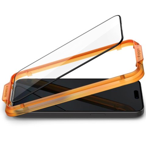 SZKŁO HARTOWANE ALM GLASS FC NA IPHONE 15 PRO CZARNE - ZESTAW 2 SZT. SZKŁO HARTOWANE ALM GLASS FC NA IPHONE 15 PRO CZARNE - ZESTAW 2 SZT.