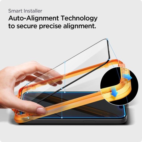 SZKŁO HARTOWANE ALM GLASS FC NA IPHONE 15 PRO CZARNE - ZESTAW 2 SZT. SZKŁO HARTOWANE ALM GLASS FC NA IPHONE 15 PRO CZARNE - ZESTAW 2 SZT.