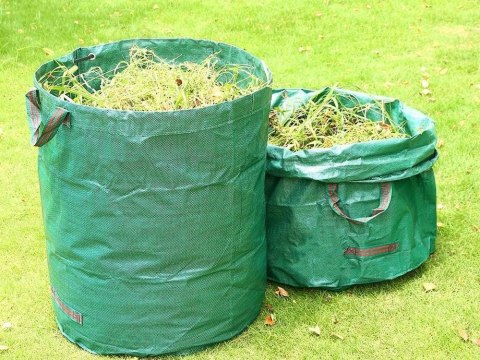 Worek ogrodowy torba ogrodowa pojemnik kosz na liście trawe 120l mocny duży Worek ogrodowy torba ogrodowa pojemnik kosz na liście trawe 120l mocny duży