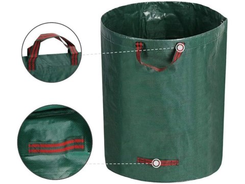 Worek ogrodowy torba ogrodowa pojemnik kosz na liście trawe 120l mocny duży Worek ogrodowy torba ogrodowa pojemnik kosz na liście trawe 120l mocny duży