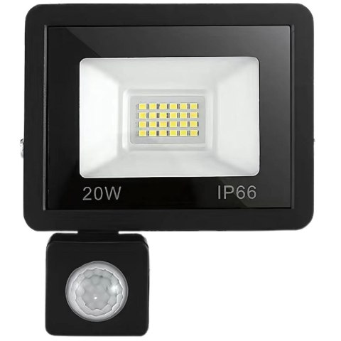 Halogen naświetlacz reflektor led 20w 6000k z czujnik ruchu zmierzchu ip66 Halogen naświetlacz reflektor led 20w 6000k z czujnik ruchu zmierzchu ip66