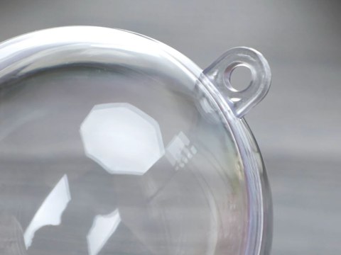 Kule bombki akrylowe przezroczyste bombka 8cm plastikowe nietłukące 12szt Kule bombki akrylowe przezroczyste bombka 8cm plastikowe nietłukące 12szt