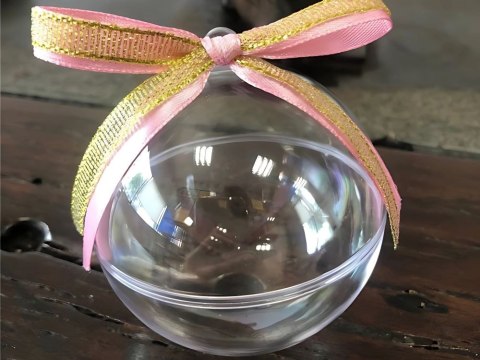 Kule bombki akrylowe przezroczyste bombka 8cm plastikowe nietłukące 12szt Kule bombki akrylowe przezroczyste bombka 8cm plastikowe nietłukące 12szt