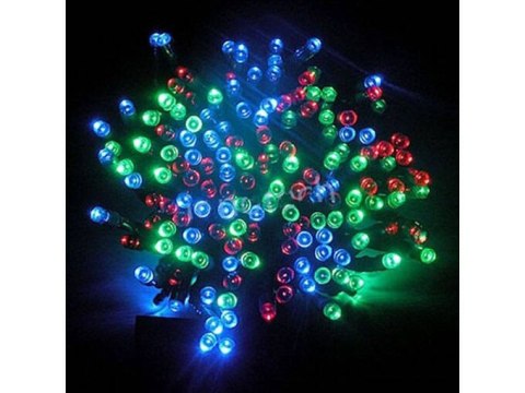 Lampki choinkowe wewnętrzne multikolor 200 led oświetlenie 8 programów Lampki choinkowe wewnętrzne multikolor 200 led oświetlenie 8 programów