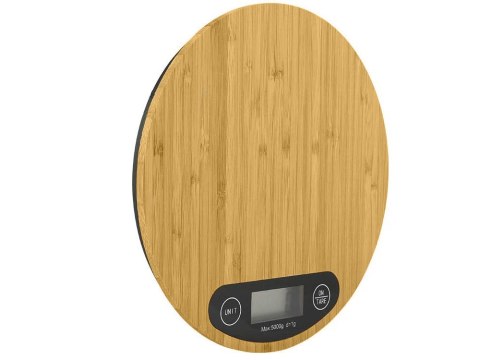 Waga kuchenna bambusowa elektroniczna lcd domowa płaska dotykowa do 5kg Waga kuchenna bambusowa elektroniczna lcd domowa płaska dotykowa do 5kg