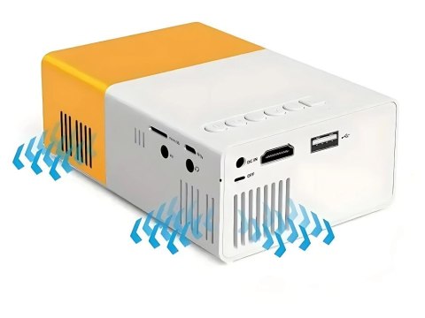 Projektor yg300 wersja 2025 full hd przenośny tv rzutnik usb hdmi pilot Projektor yg300 wersja 2025 full hd przenośny tv rzutnik usb hdmi pilot