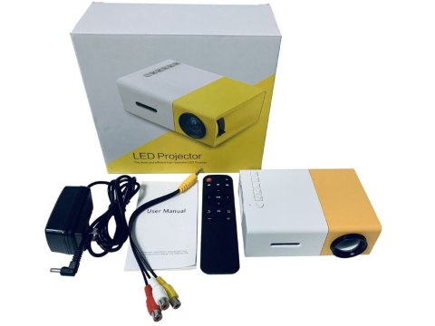 Projektor yg300 wersja 2025 full hd przenośny tv rzutnik usb hdmi pilot Projektor yg300 wersja 2025 full hd przenośny tv rzutnik usb hdmi pilot