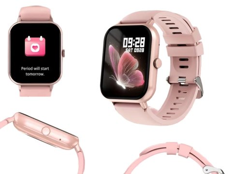 Smartwatch zegarek damski męski gumowy pasek sport bluetooth rozmowy Smartwatch zegarek damski męski gumowy pasek sport bluetooth rozmowy
