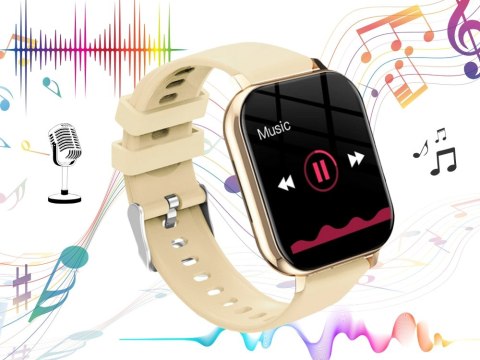 Smartwatch zegarek damski męski gumowy pasek sport bluetooth rozmowy Smartwatch zegarek damski męski gumowy pasek sport bluetooth rozmowy