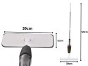 Mop płaski ze spryskiwaczem długi 120cm 350ml +3 szt wkładów z mikrofibry