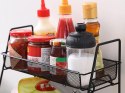 Półka kuchenna organizer kuchenny stojący dwupoziomowy loft na przyprawy