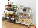 Półka kuchenna organizer kuchenny stojący dwupoziomowy loft na przyprawy