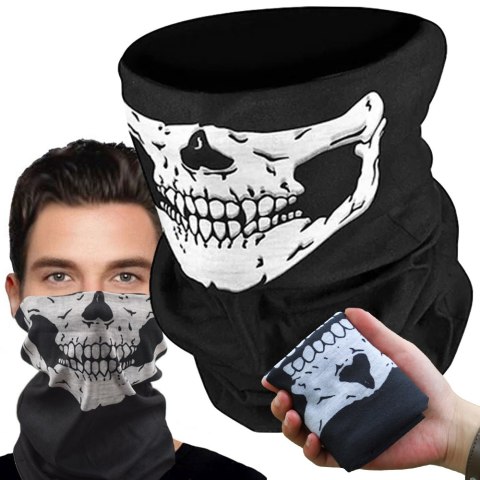 Komin kominiarka chusta na twarz bandama czaszka wielofunkcyjna tunel skull Komin kominiarka chusta na twarz bandama czaszka wielofunkcyjna tunel skull