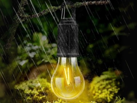 Lampka turystyczna pod namiot led żarówka biwakowa uchwyt wisząca 3 tryby Lampka turystyczna pod namiot led żarówka biwakowa uchwyt wisząca 3 tryby